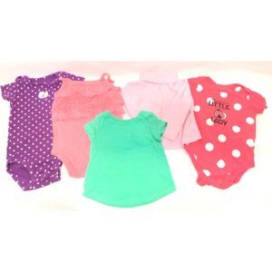 Girls 5 Pc Clothing BundleBaby Carter's Garanimals Children's Place Sz. 12-18 Mo
